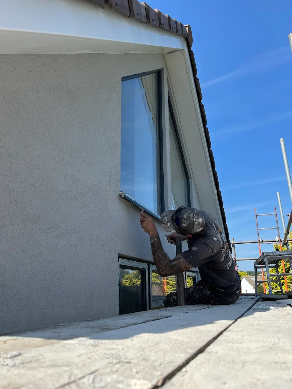 Domestic rendering in Bristol by D N Plastering and Rendering