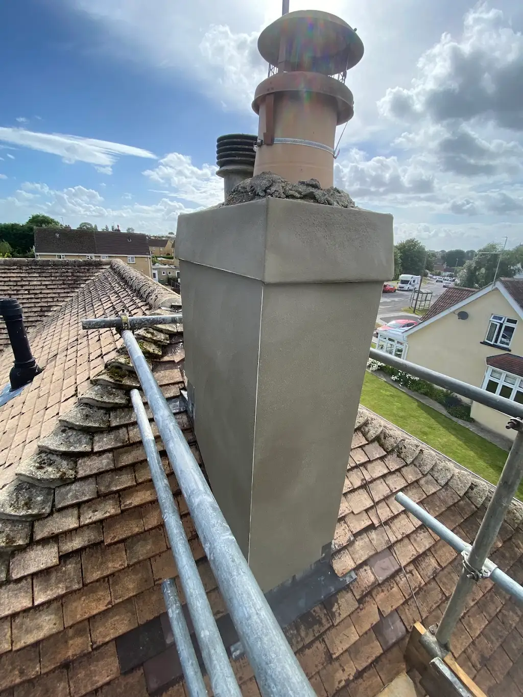 Chimney Stack Rendering Bristol